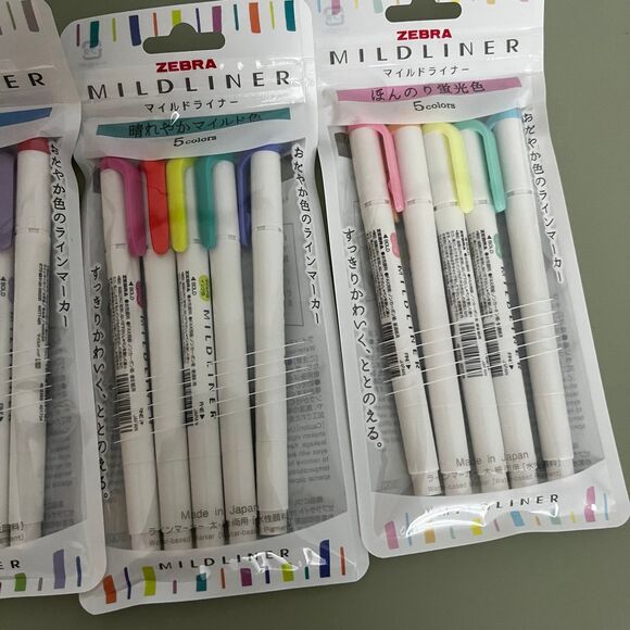 Zebra Mildliner Limited Edition Pack of 5 - Picture 5 of 10